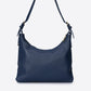 AMANDA Leather Top Handle Bag - Blue