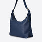 AMANDA Leather Top Handle Bag - Blue