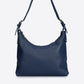 AMANDA Leather Top Handle Bag - Blue