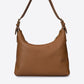 AMANDA Leather Top Handle Bag - Cognac