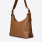 AMANDA Leather Top Handle Bag - Cognac