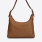 AMANDA Leather Top Handle Bag - Cognac
