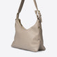 AMANDA Leather Top Handle Bag - Taupe