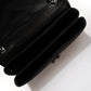 DENISE Leather Crossbody Bag - Black