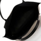 ELLYA Leather Top Handle Bag - Black