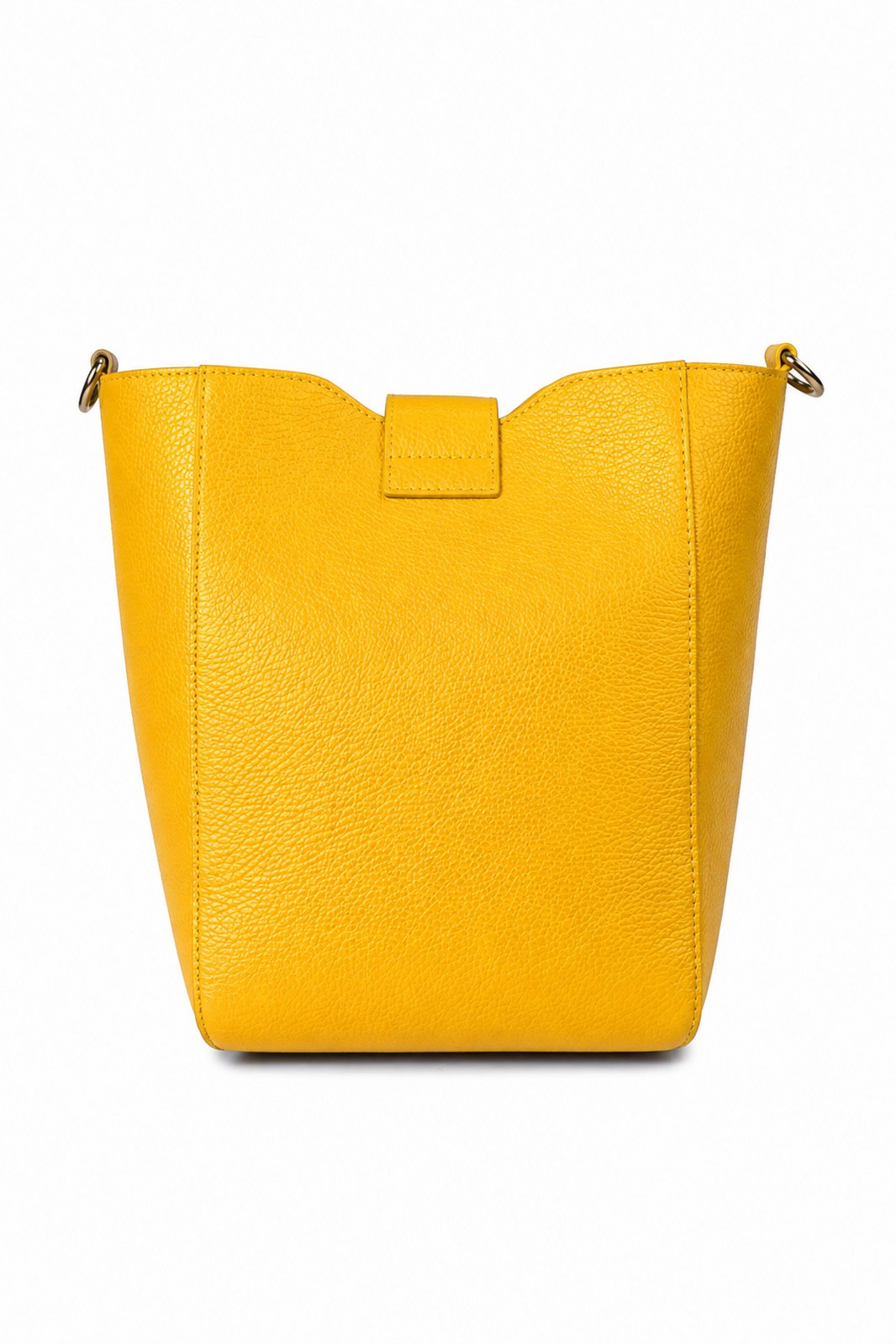 REINA Leather Crossbody Bag - Golden
