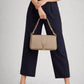 JULES Leather Crossbody Bag - Taupe