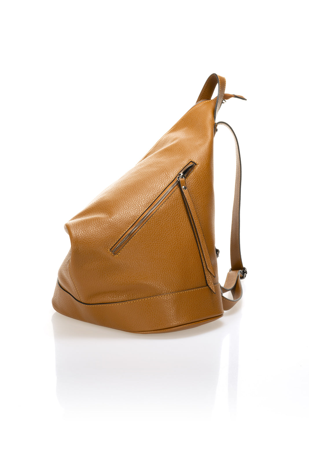 NEDA Leather Backpack - Cognac