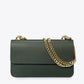 CALLIE Leather Crossbody Bag - Green