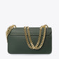 CALLIE Leather Crossbody Bag - Green
