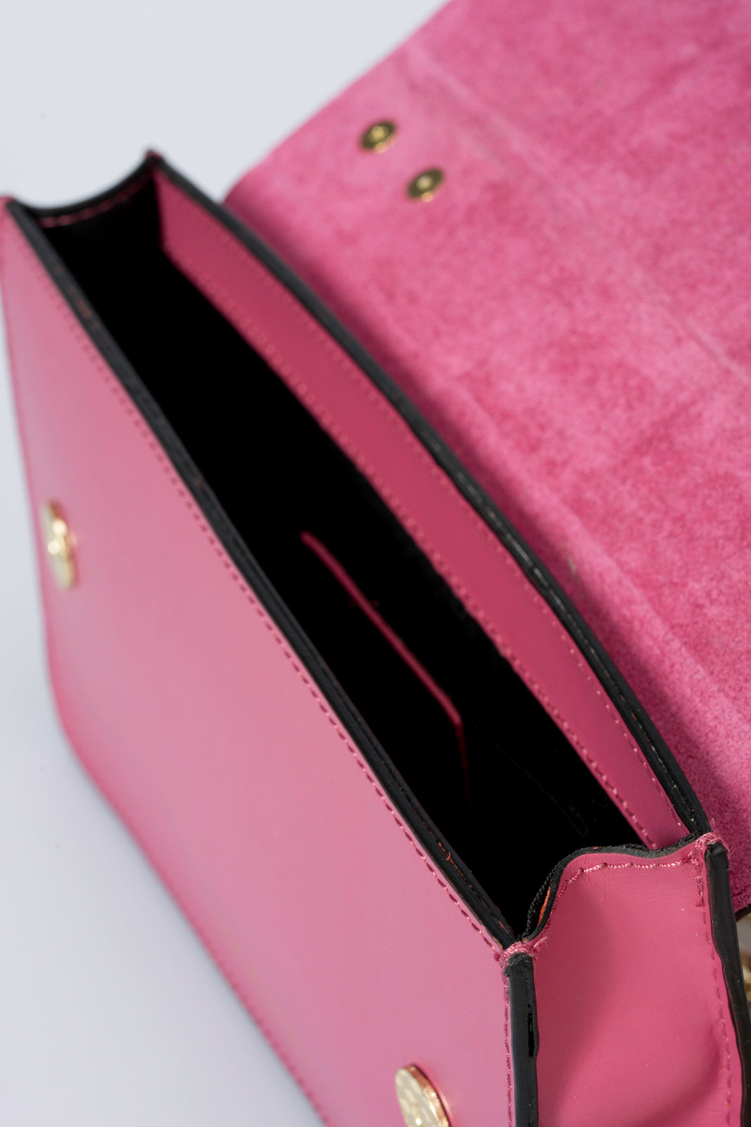 CALLIE Leather Crossbody Bag - Pink