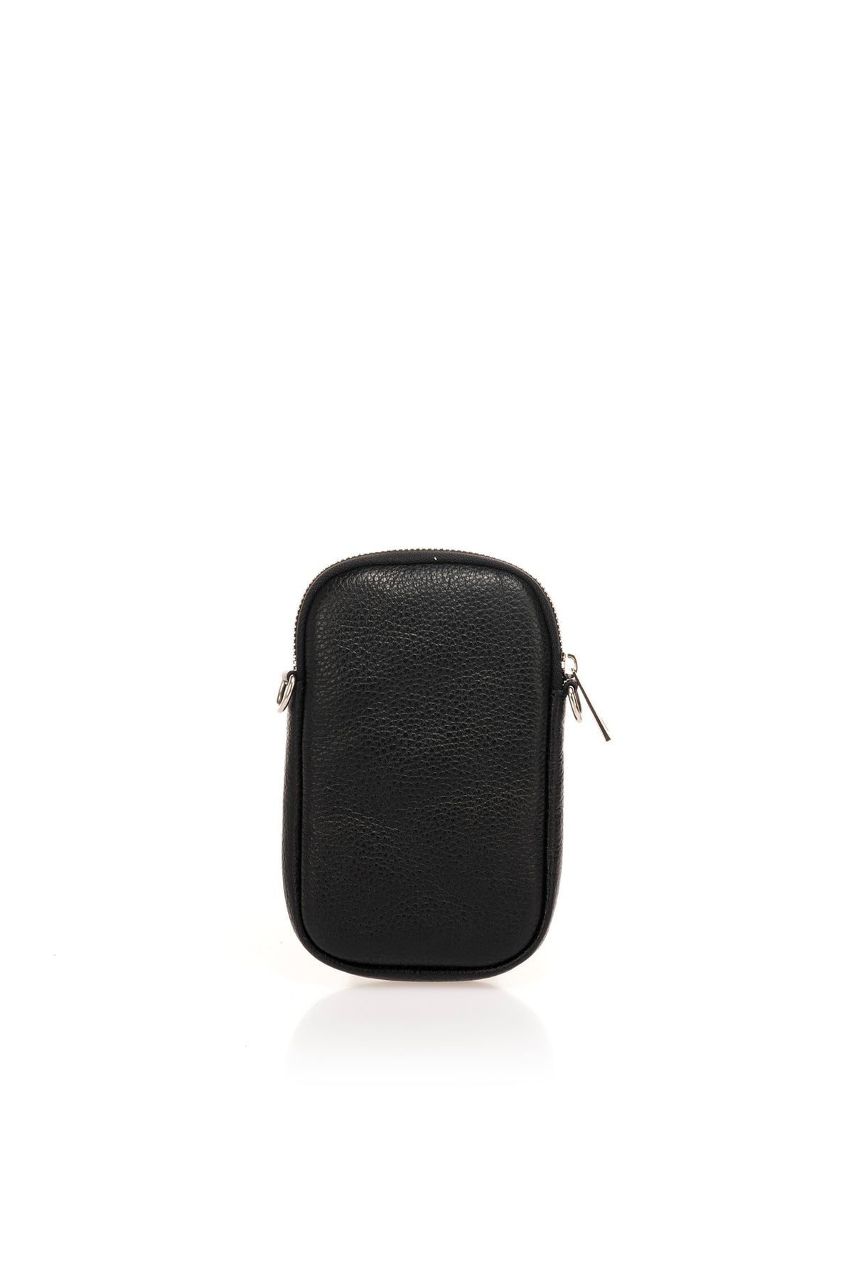 CAMILLA Leather Crossbody Bag - Black