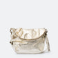 AGATHA Leather Crossbody Bag - Platino