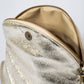 AGATHA Leather Crossbody Bag - Platino