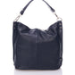 NAOMI Leather Shoulder Bag - Blue