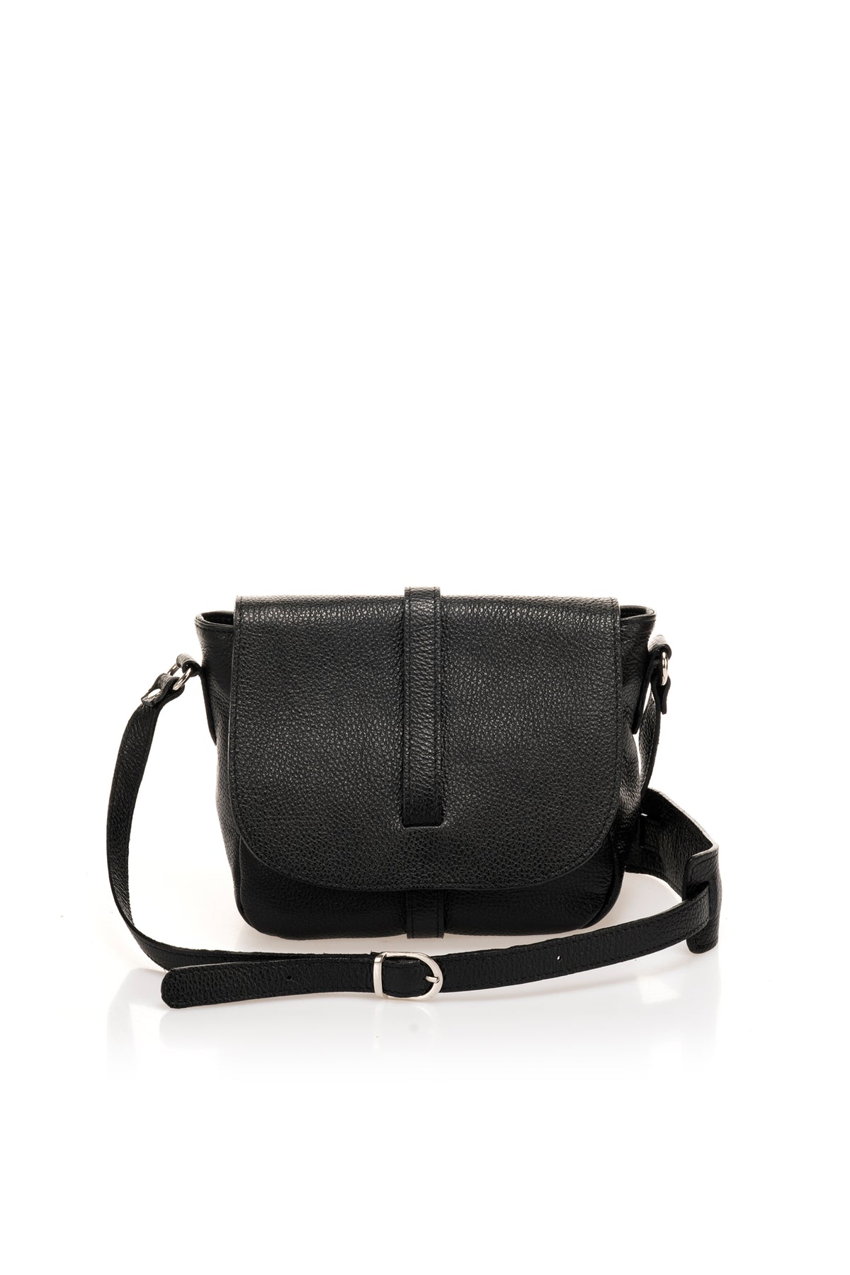 ALTEA Leather Shoulder Bag - Black