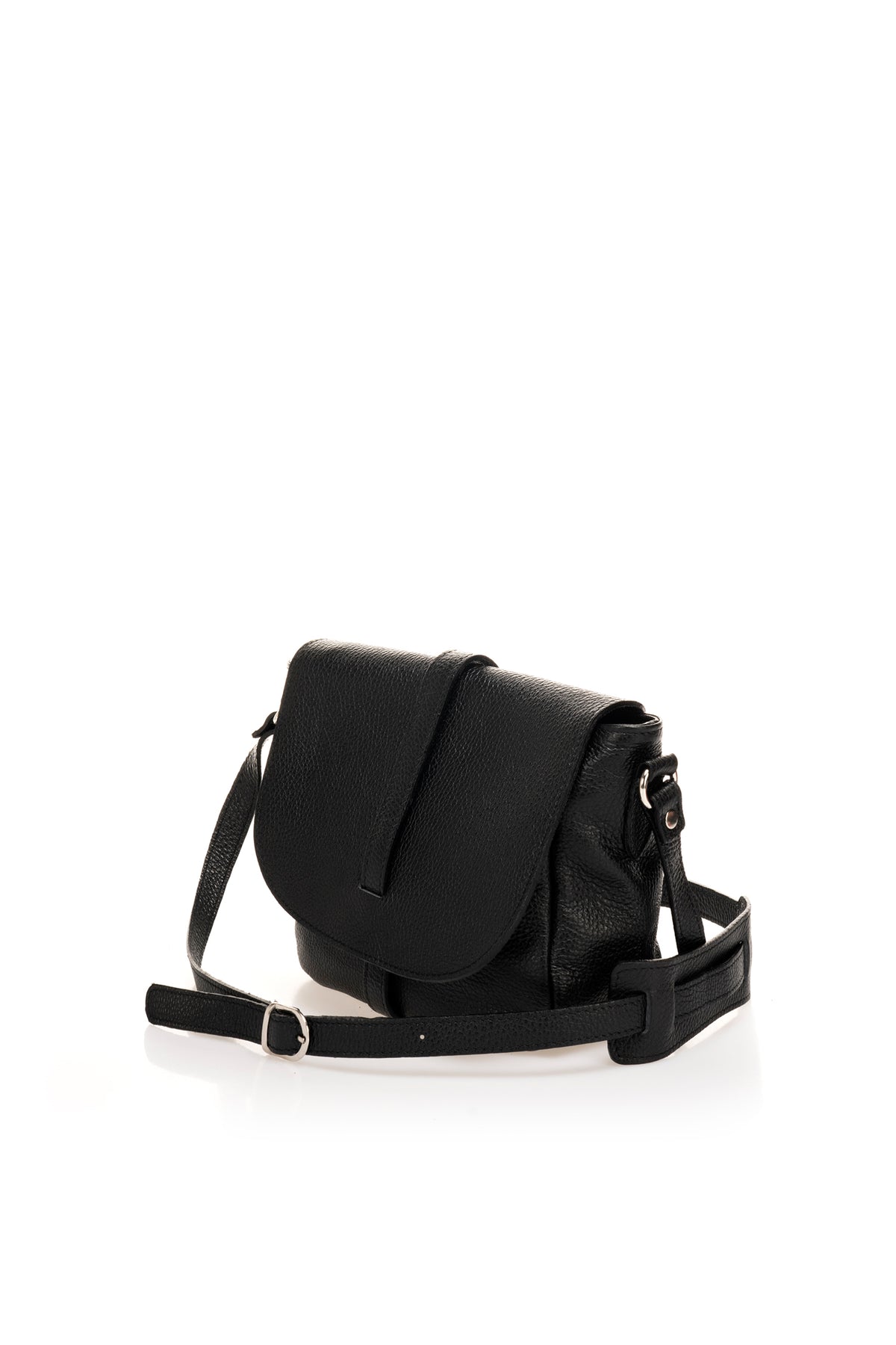 ALTEA Leather Shoulder Bag - Black