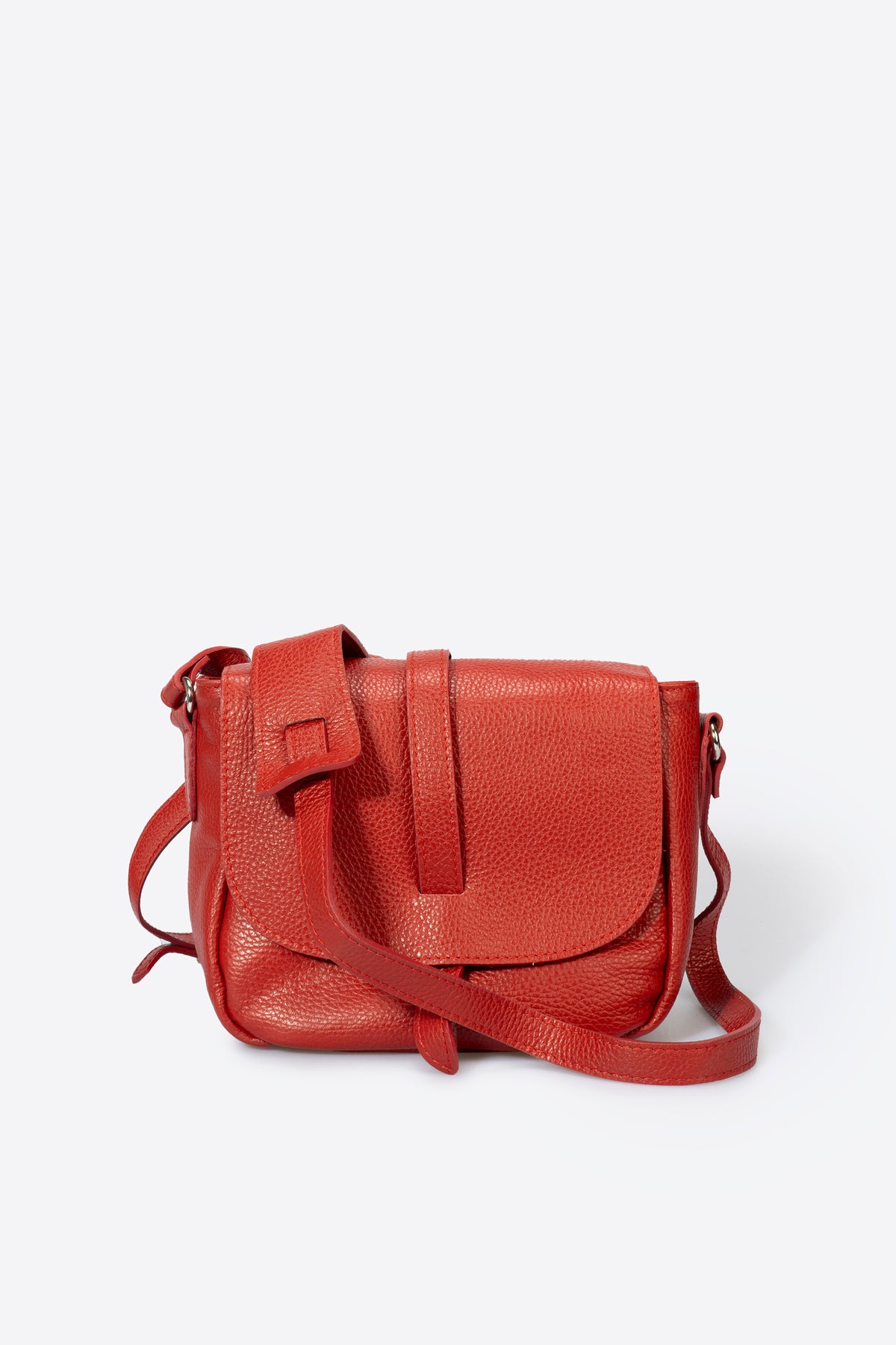 ALTEA Leather Shoulder Bag - Red