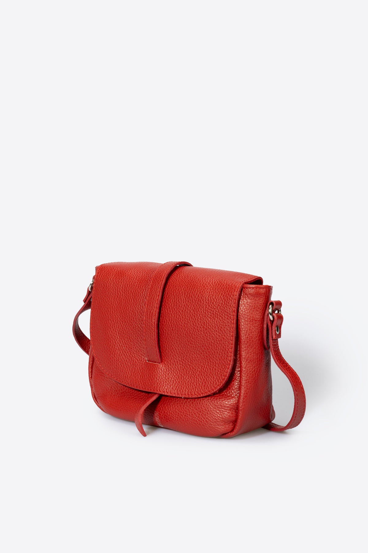 ALTEA Leather Shoulder Bag - Red