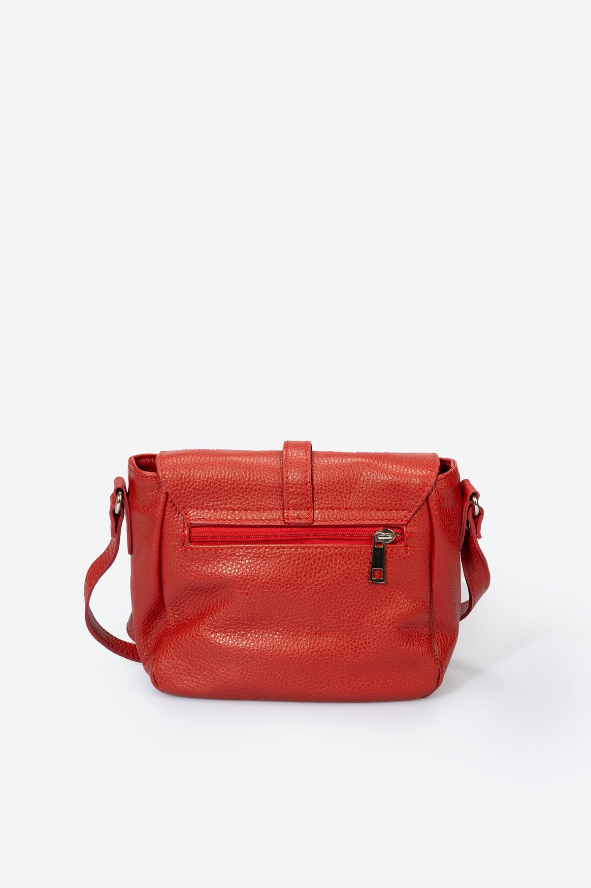ALTEA Leather Shoulder Bag - Red