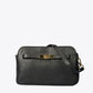 HILDA Leather Crossbody Bag - Black