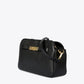 HILDA Leather Crossbody Bag - Black