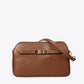 HILDA Leather Crossbody Bag - Brown
