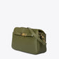 HILDA Leather Crossbody Bag - Olive