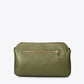 HILDA Leather Crossbody Bag - Olive