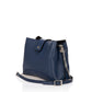 ZOE Leather Crossbody Bag - Blue