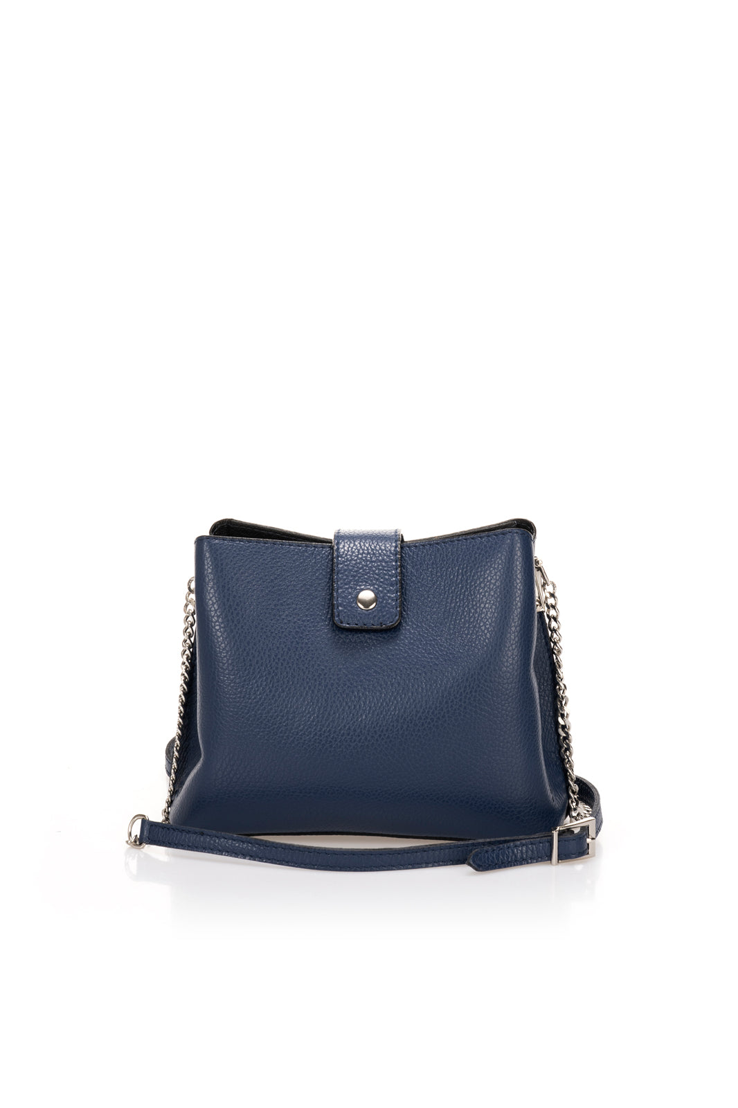 ZOE Leather Crossbody Bag - Blue