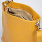 CORINNE Leather Shoulder Bag - Senape