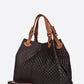 ARIA Leather Tote Bag - Black