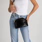 ZENA Leather Crossbody Bag - Black