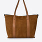 MYRA Leather Tote Bag - Cognac