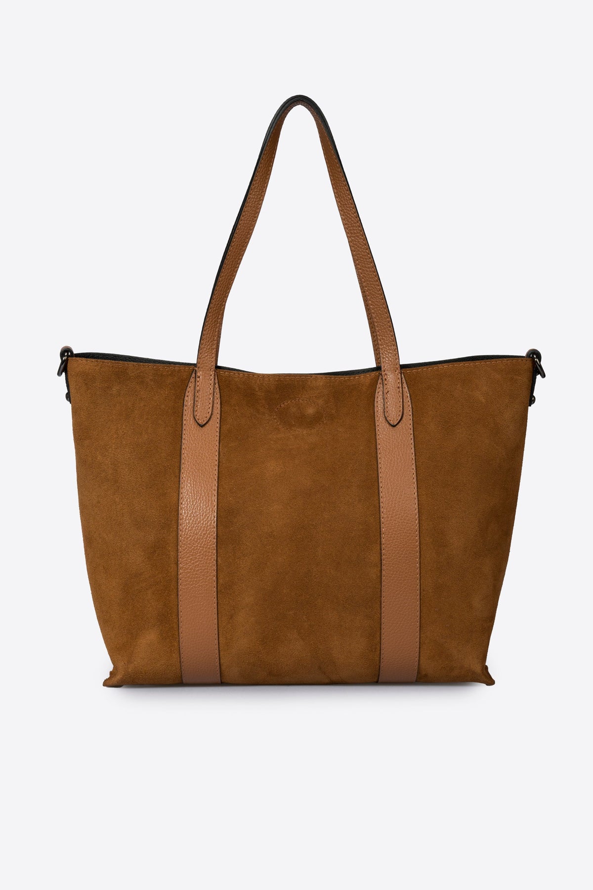 MYRA Leather Tote Bag - Cognac