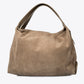 NOEMIE Leather Top Handle Bag - Taupe