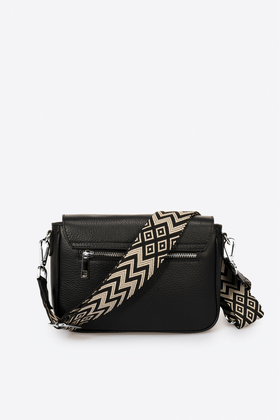 DALE Leather Crossbody Bag - Nero