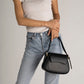 EDNA Leather Shoulder Bag - Nero