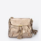 Leather Top Handle Bag 7040 - Platino