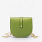 Leather Crossbody Bag 7006 - Menta