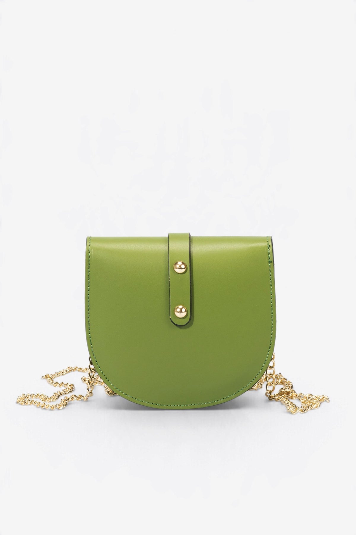 Leather Crossbody Bag 7006 - Menta