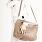 ANOUK Leather Top Handle Bag - Taupe