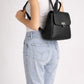 LYRA Leather Backpack - Black