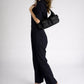LOUISE Leather Top Handle Bag - Black