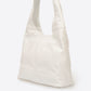 Leather Shoulder Bag 6933 - White