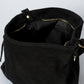 LEONIE Leather Shoulder Bag - Black
