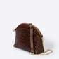 ZENA Leather Crossbody Bag - Brown