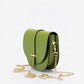 Leather Crossbody Bag 7006 - Menta