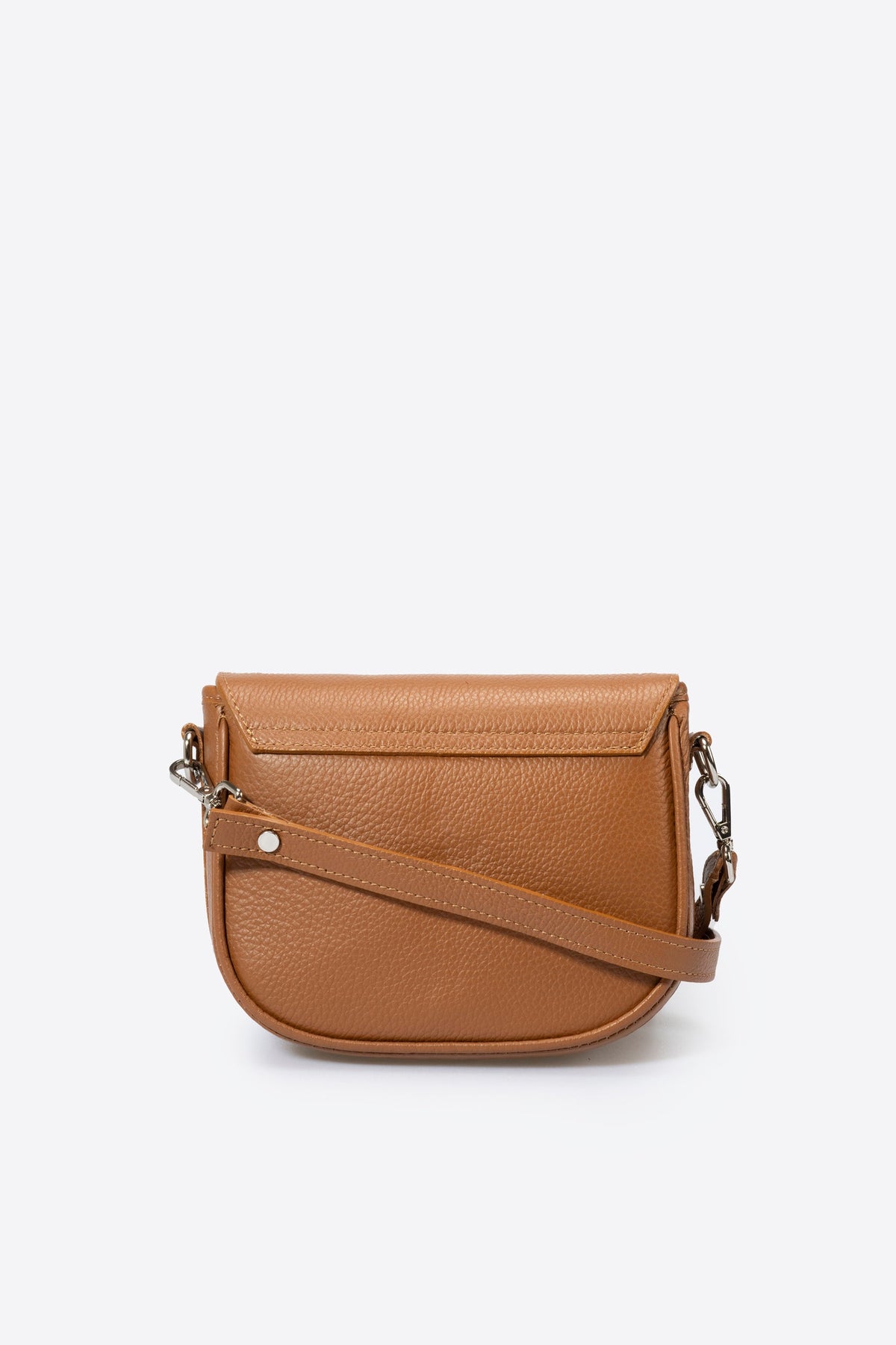 BELA Leather Crossbody Bag - Cuoio